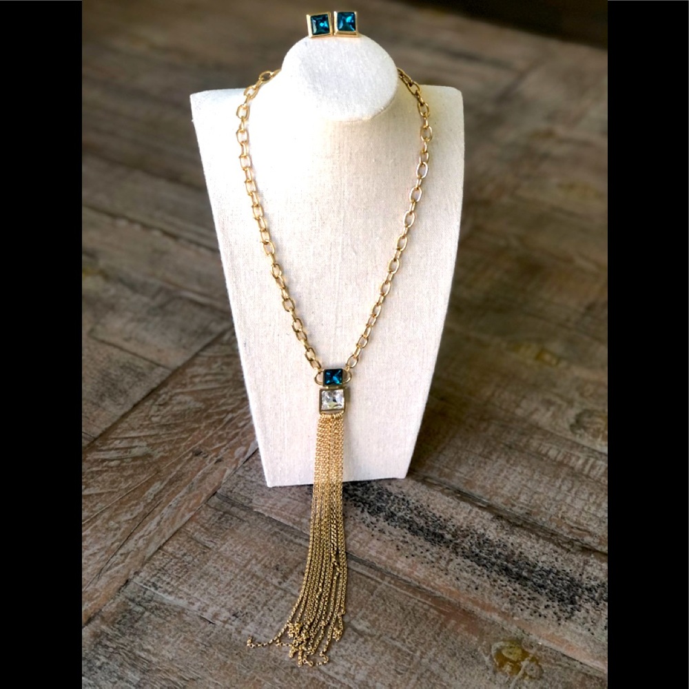 Necklace and earrings